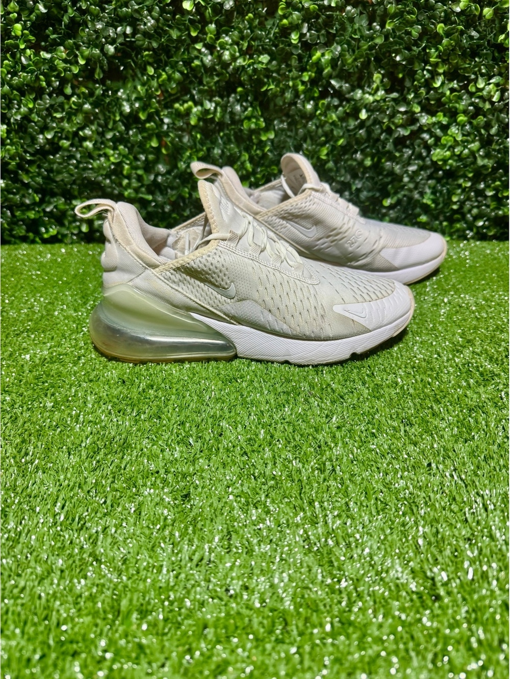 Nike Air Max 270 Light Bone / Cream GS Size 6Y / Women’s 7.5